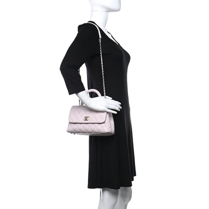 Chanel Caviar Quilted Mini Coco Handle Flap Lilas Lilac 2 of 10