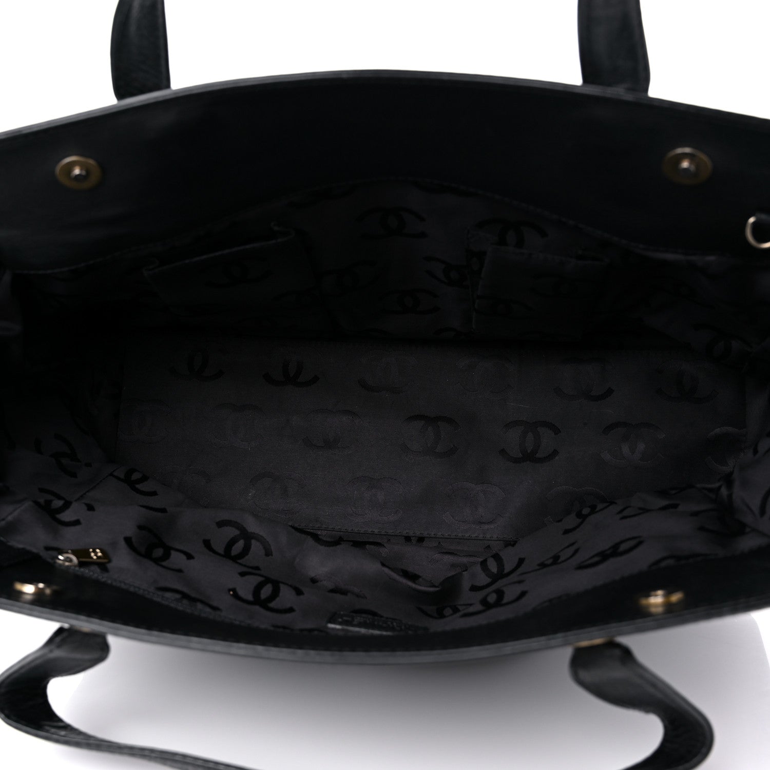 Chanel Caviar CC Tote Black 5 of 16