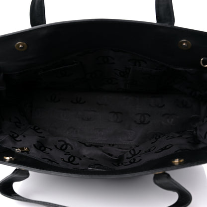 Chanel Caviar CC Tote Black 5 of 16