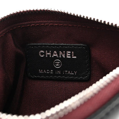 Chanel Lambskin Quilted Small Cosmetic Case Black 6 of 7