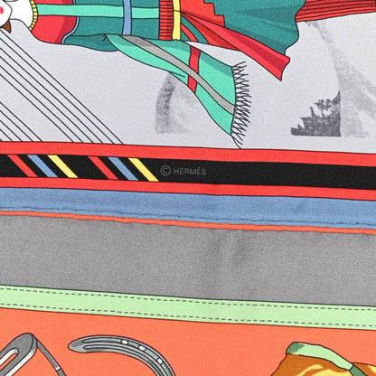 Hermes Silk Geant Patchwork Shawl 140 Multicolore 7 of 8