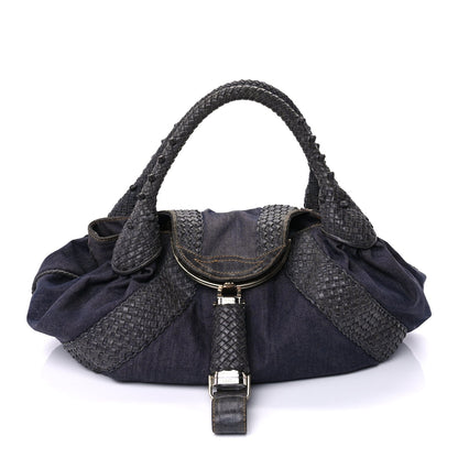 Fendi Denim Spalmati Woven Spy Blue 1 of 8