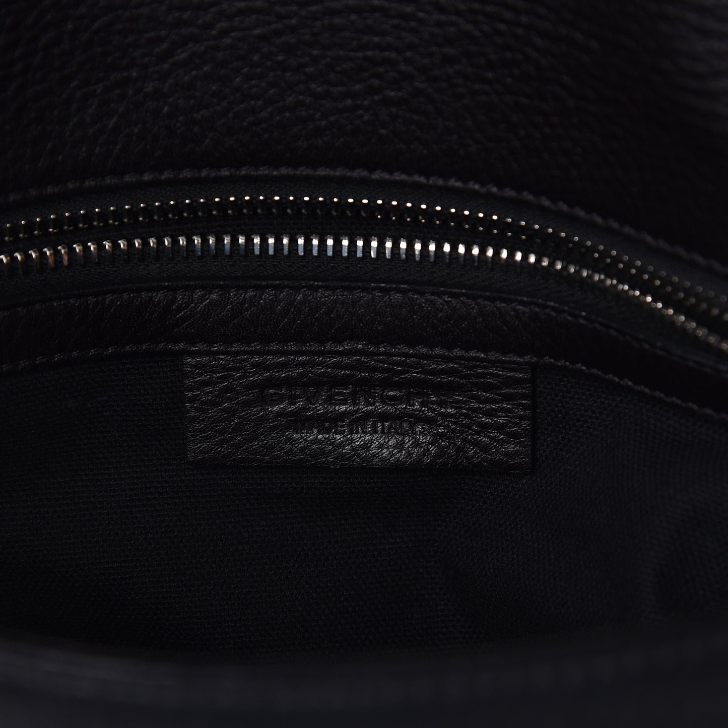 Calfskin Small Pandora Pure Flap Bag Black
