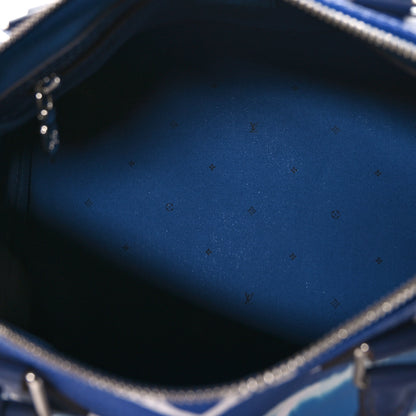 Louis Vuitton Monogram Escale Speedy Bandouliere 30 Blue 5 of 9