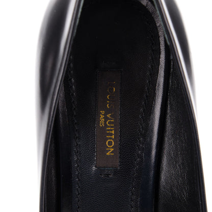 Louis Vuitton Calfskin Cubic Pumps 38 Black 7 of 8