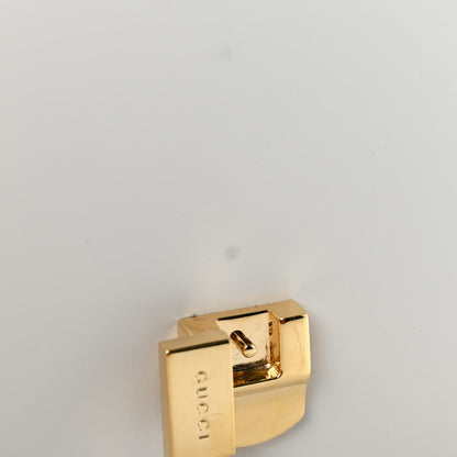 Gucci Calfskin Mini Sylvie Top Handle Bag White 5 of 5