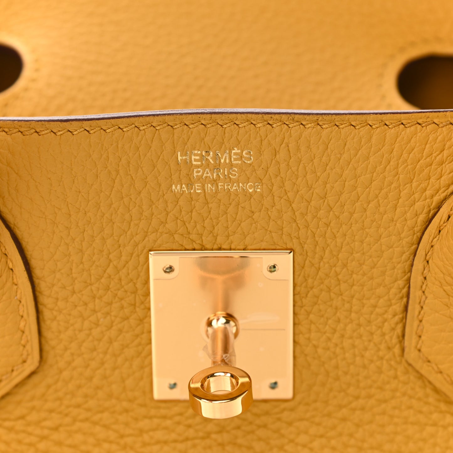 Togo Birkin 30 Jaune Ambre