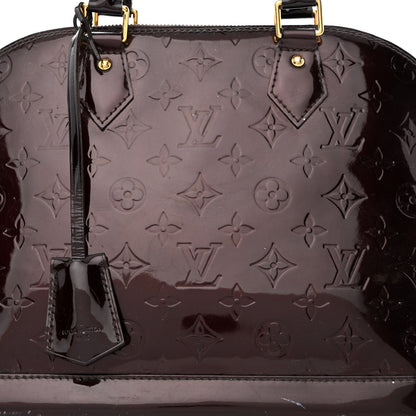 Louis Vuitton Vernis Alma PM Amarante 8 of 17