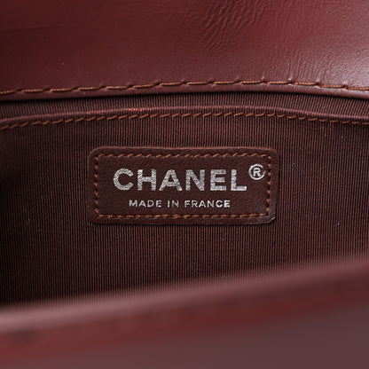 Chanel Calfskin Stitched Medium Boy Flap Brown 5 of 15