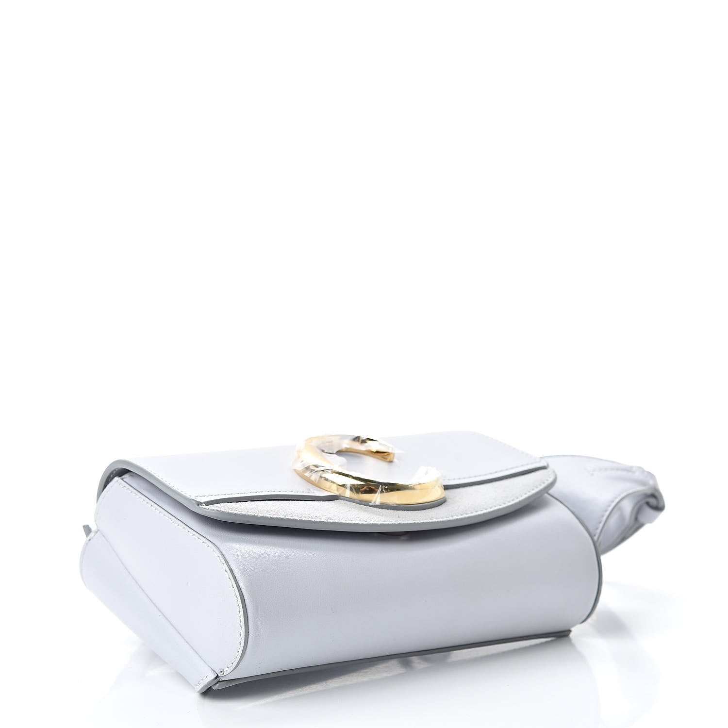 Chloe Calfskin Suede C Belt Bag Light Cloud 4 of 10