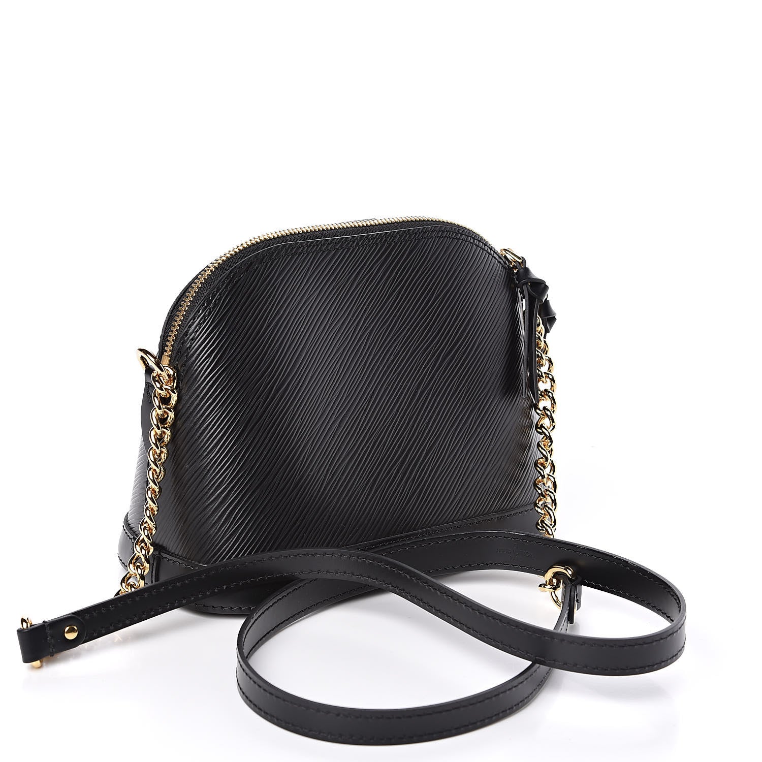 Louis Vuitton Epi Alma Mini Black 3 of 9