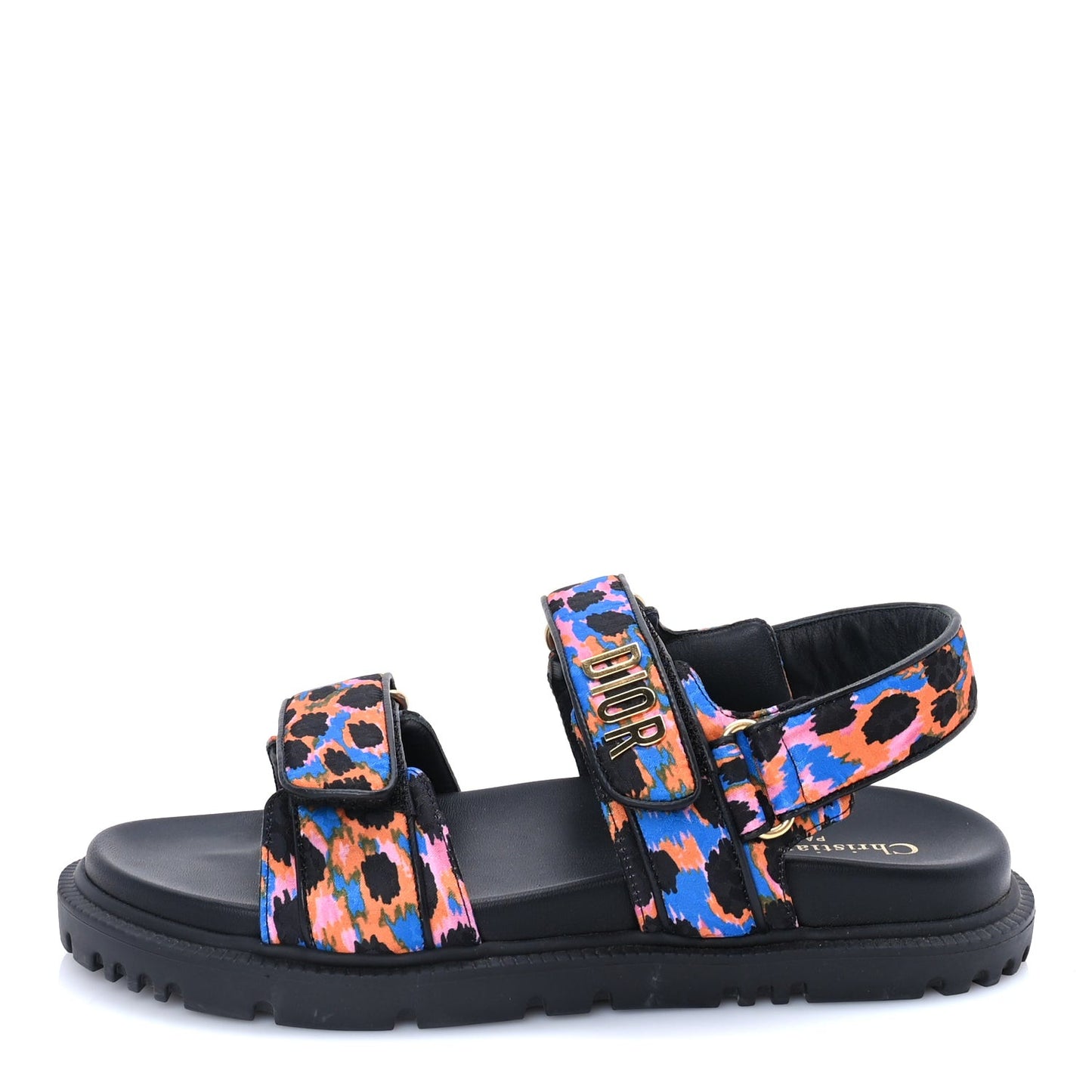 Technical Fabric Mizza Print Dioract Sandals 38  Multicolor