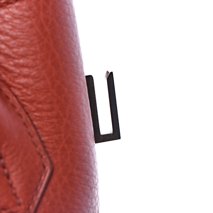 Hermes Taurillon Clemence Birkin 35 Rouge Venetian 28 of 46