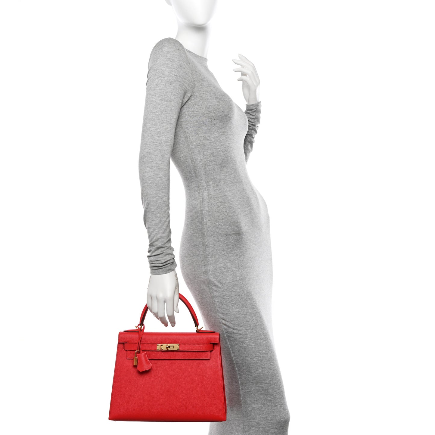 Epsom Kelly Sellier 28 Rouge Tomate