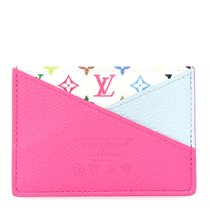 Louis Vuitton LV X TM Monogram Multicolor Criss-Cross Card Holder Kawaii Pink 1 of 7