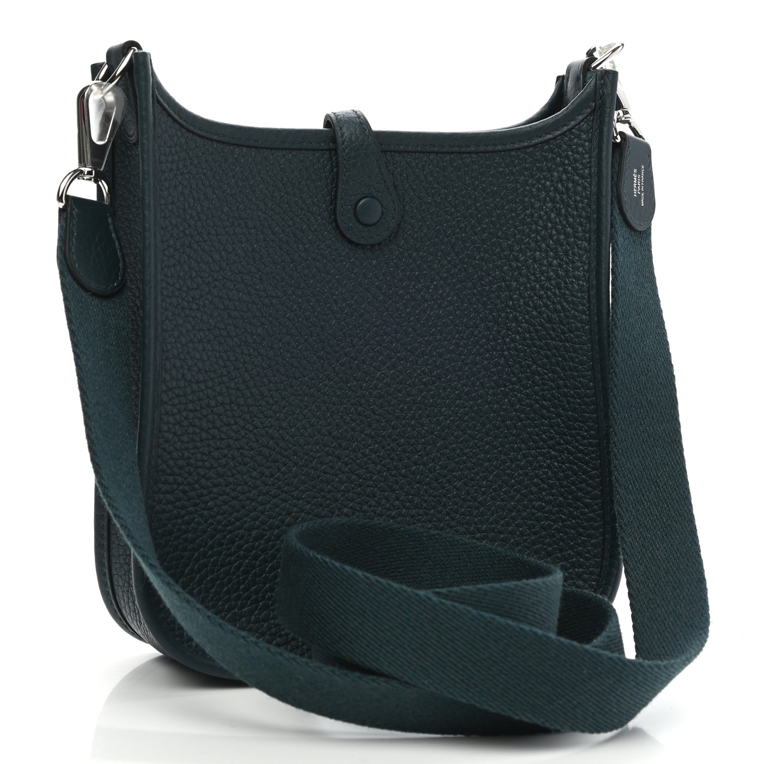 Hermes Taurillon Clemence Amazone Evelyne TPM Vert Cypress 2 of 9