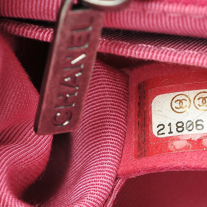 Chanel Lambskin Crochet Embroidered Mini Flap Pink 7 of 7