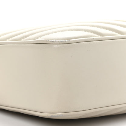 Saint Laurent SAINT LAURENT Calfskin Matelasse Monogram Lou Camera Bag Crema Soft 9 of 14