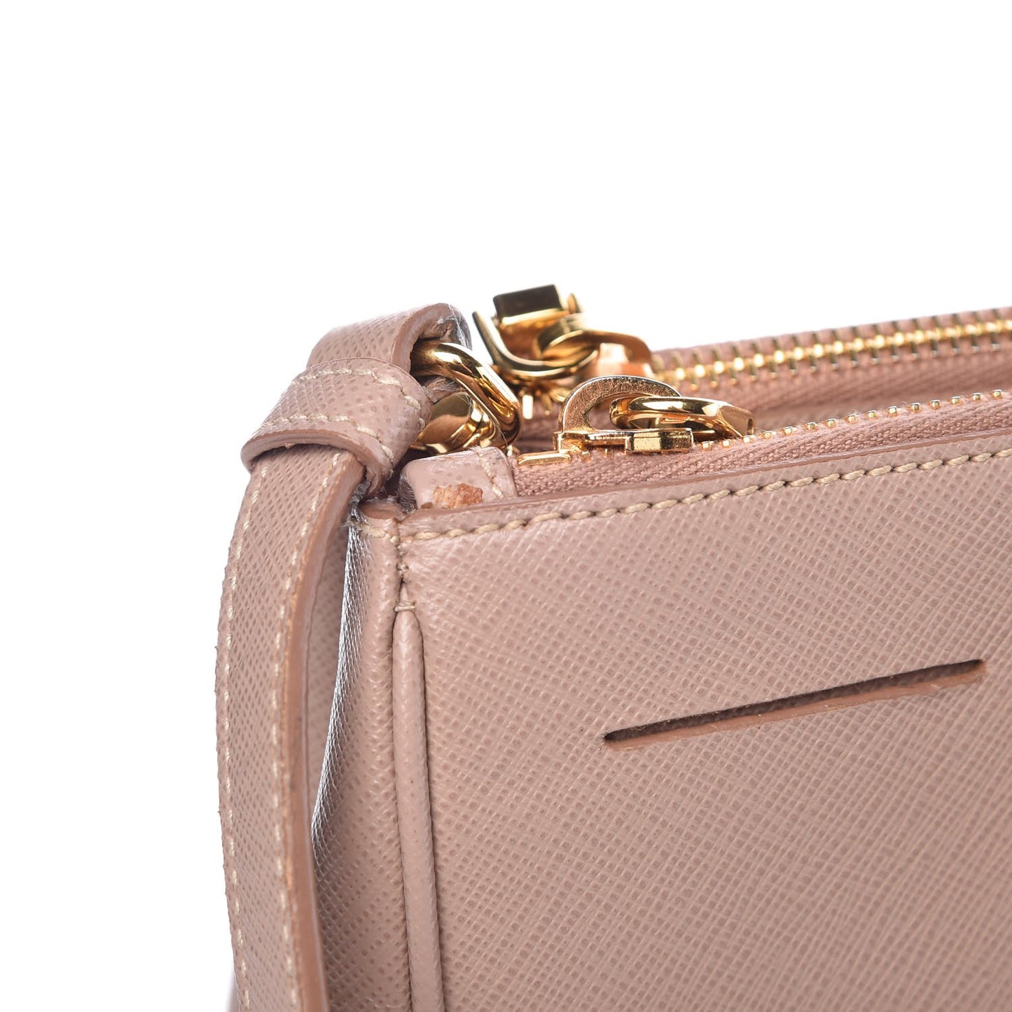 Saffiano Medium Galleria Double Zip Tote Cammeo