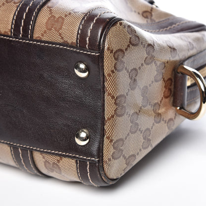 Gucci Crystal Monogram Duchessa Boston Bag Brown 8 of 10