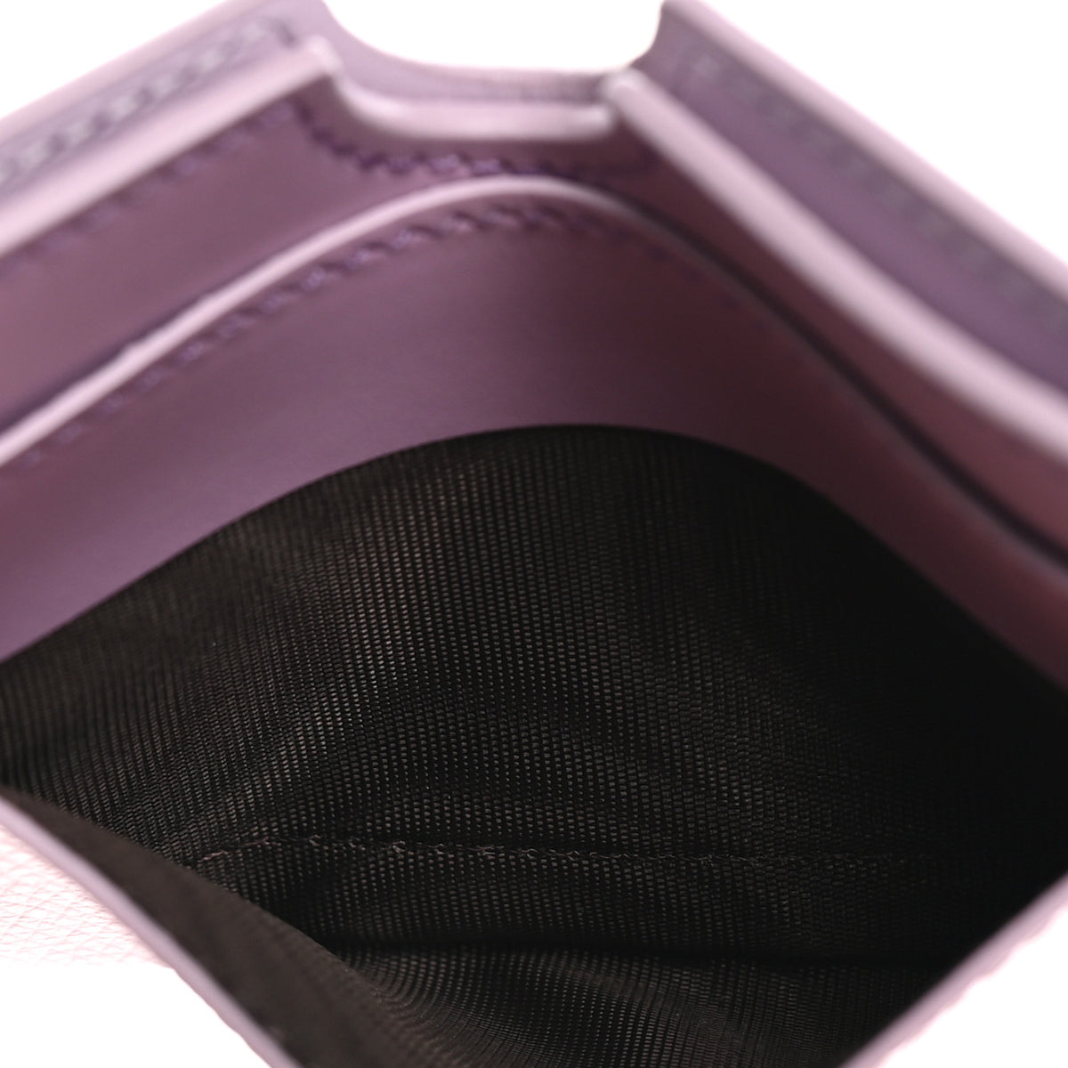 Fendi Vitello Cruise FF Diamonds Card Case Lilac 5 of 6