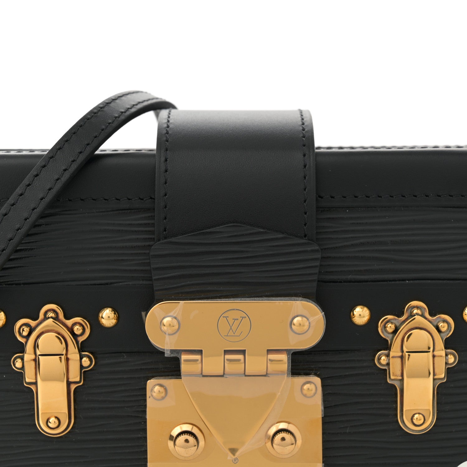 Louis Vuitton Epi Petite Malle Black 8 of 10