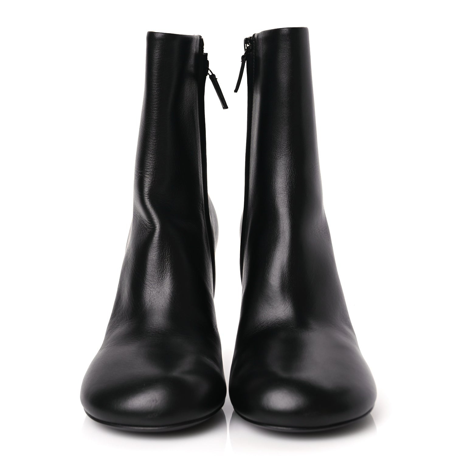 Balenciaga Soft Leather Lady Pedestal 90mm Booties 37 Black 3 of 8