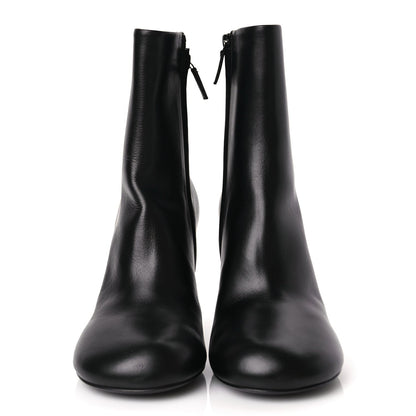 Balenciaga Soft Leather Lady Pedestal 90mm Booties 37 Black 3 of 8