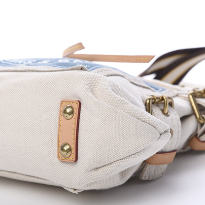 Louis Vuitton Toile Globe Shopper Cabas PM Blue 8 of 9