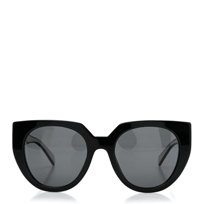 Prada Acetate Sunglasses SPR 14W Black White 2 of 7