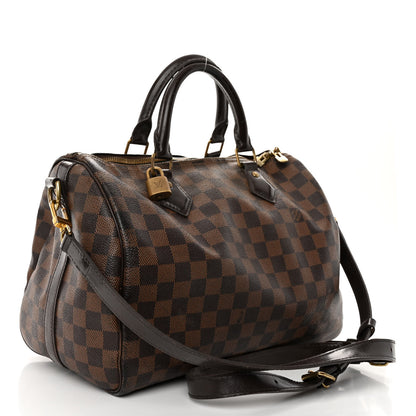 Louis Vuitton Damier Ebene Speedy Bandouliere 30 3 of 15