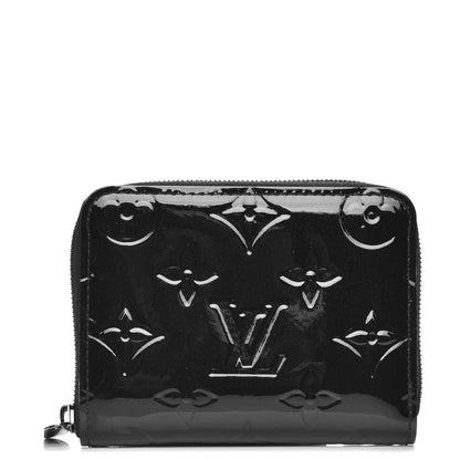 Louis Vuitton Vernis Zippy Coin Purse Wallet Noir Magnetique 1 of 8