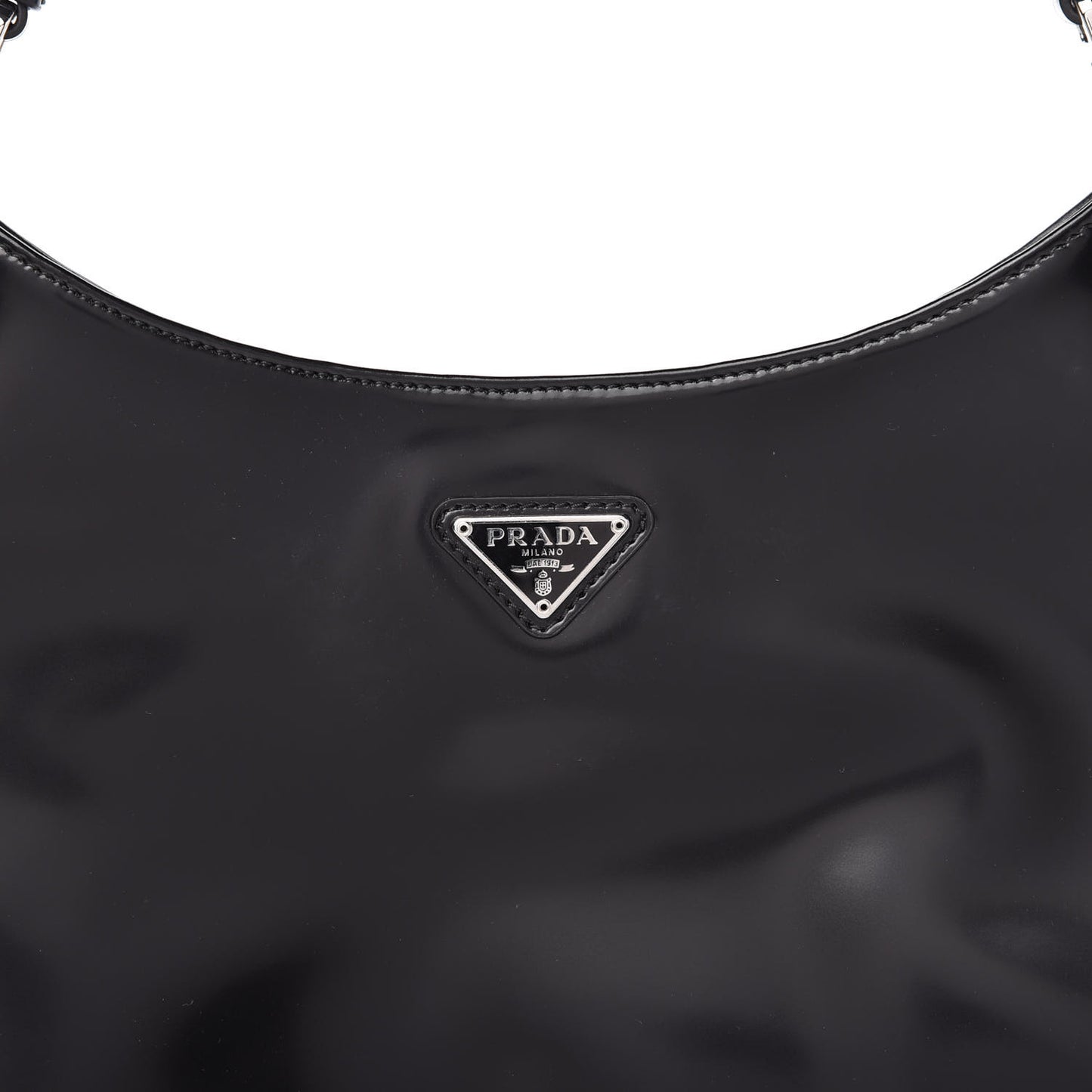 Spazzolato Cleo Shoulder Bag Black