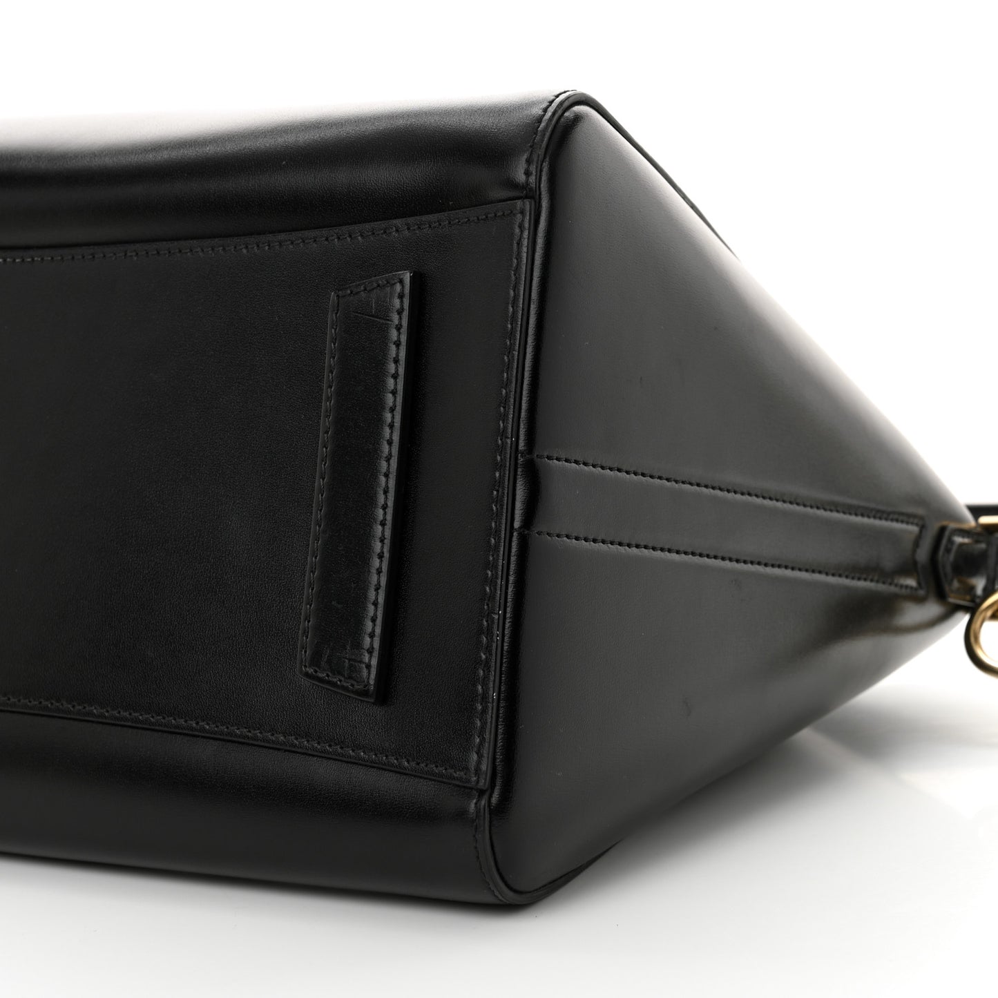 Shiny Lord Calfskin Medium Antigona Black