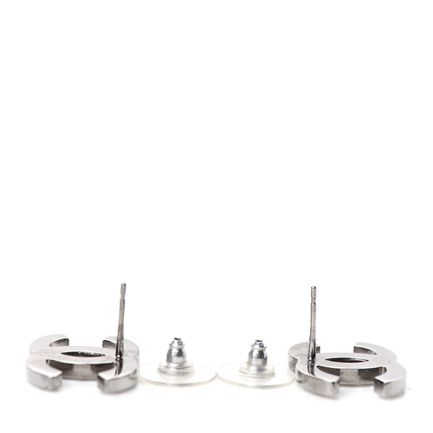 Iridescent Crystal CC Earrings Multicolor