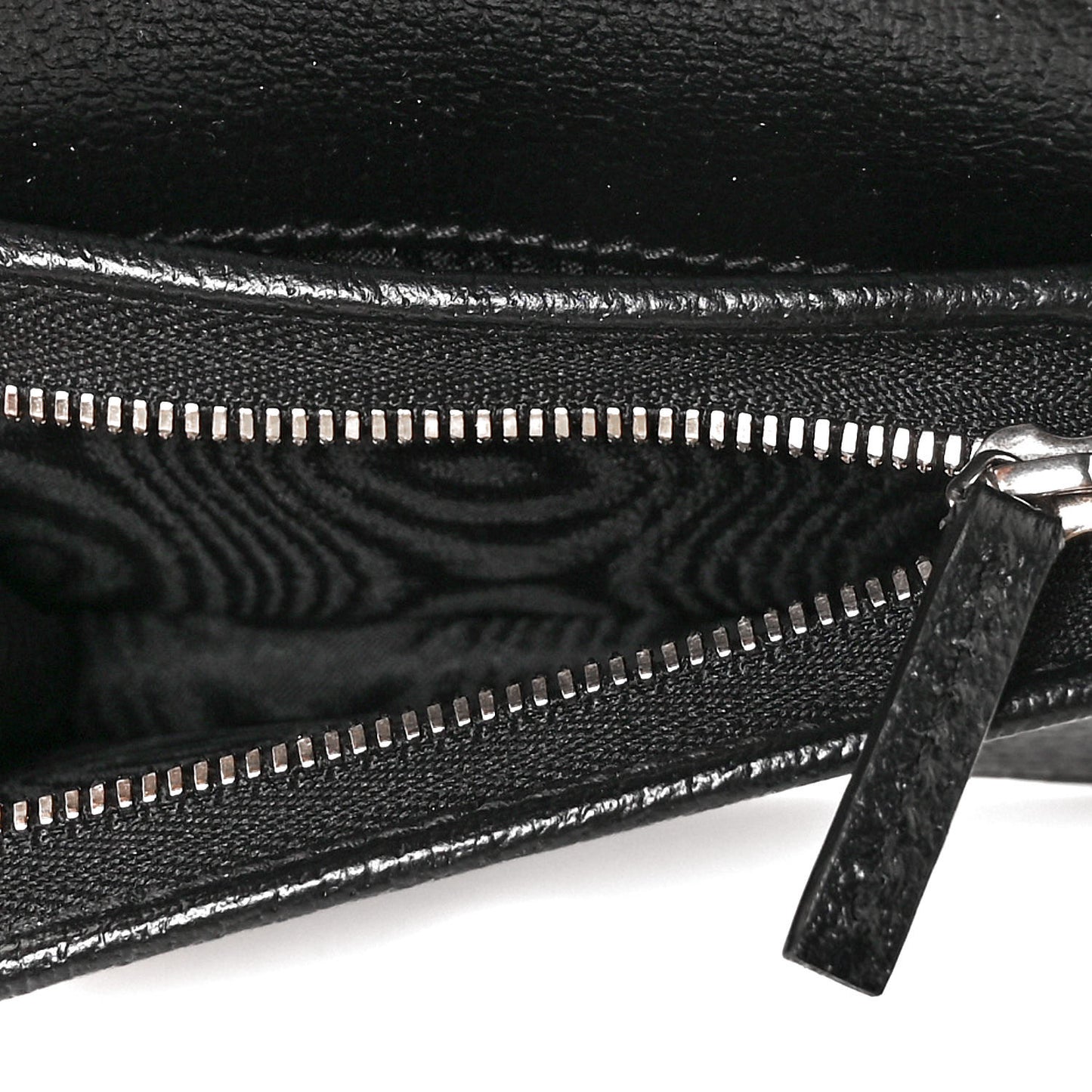 X BALENCIAGA BB Monogram Web Ophidia Card Case Wallet Black