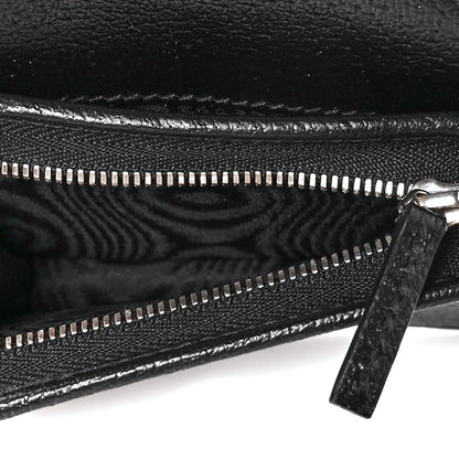 Gucci X BALENCIAGA BB Monogram Web Ophidia Card Case Wallet Black 5 of 9