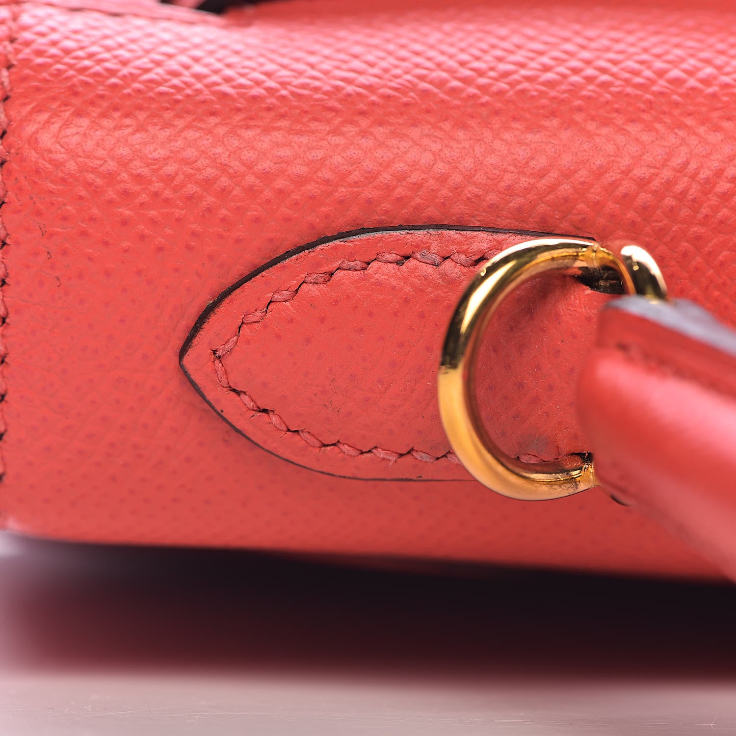 Hermes Epsom Kelly Sellier 25 Rose Jaipur 21 of 35