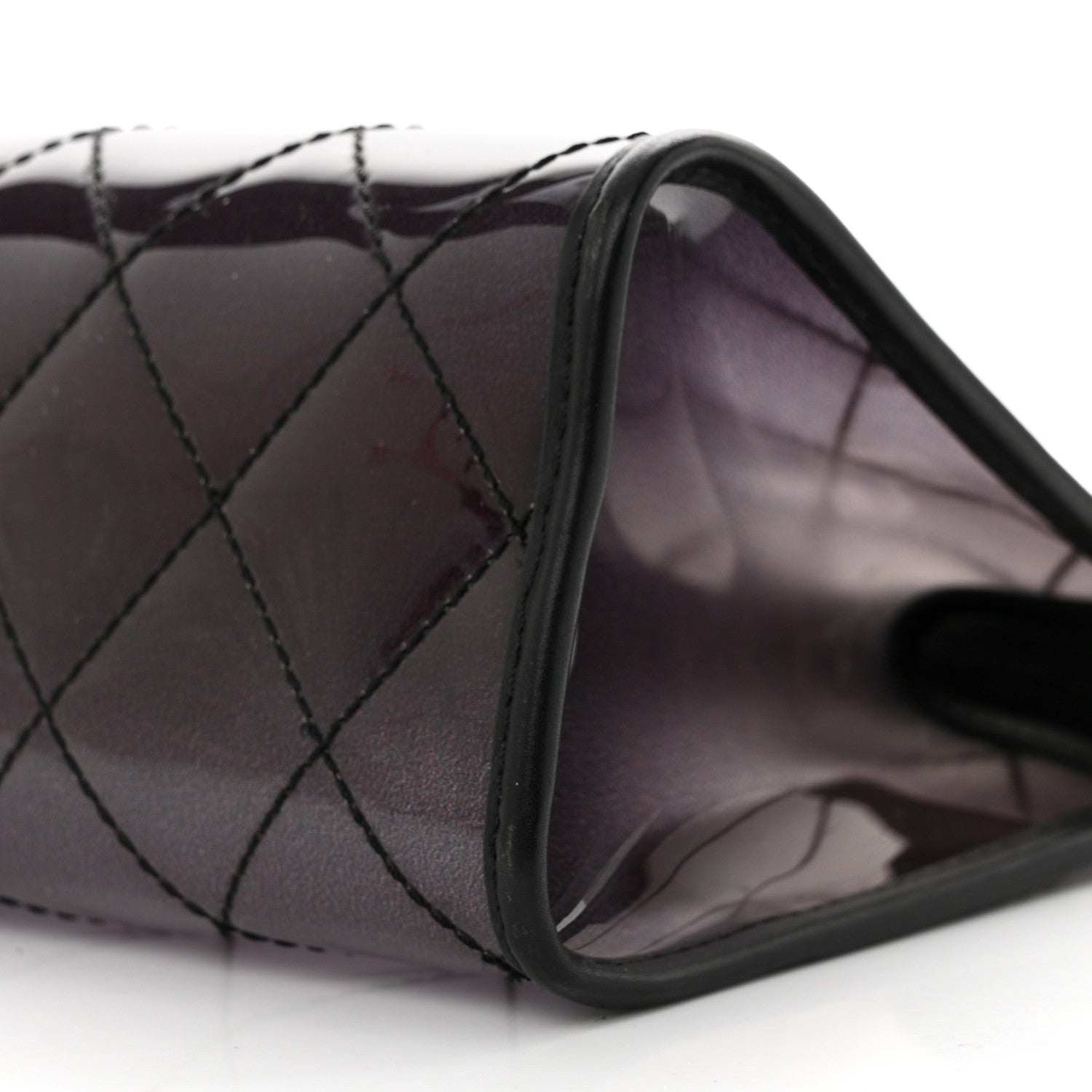 Chanel Vinyl Naked Pochette Black 10 of 11