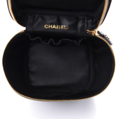 Chanel Caviar Vanity Cosmetic Case Black 5 of 12