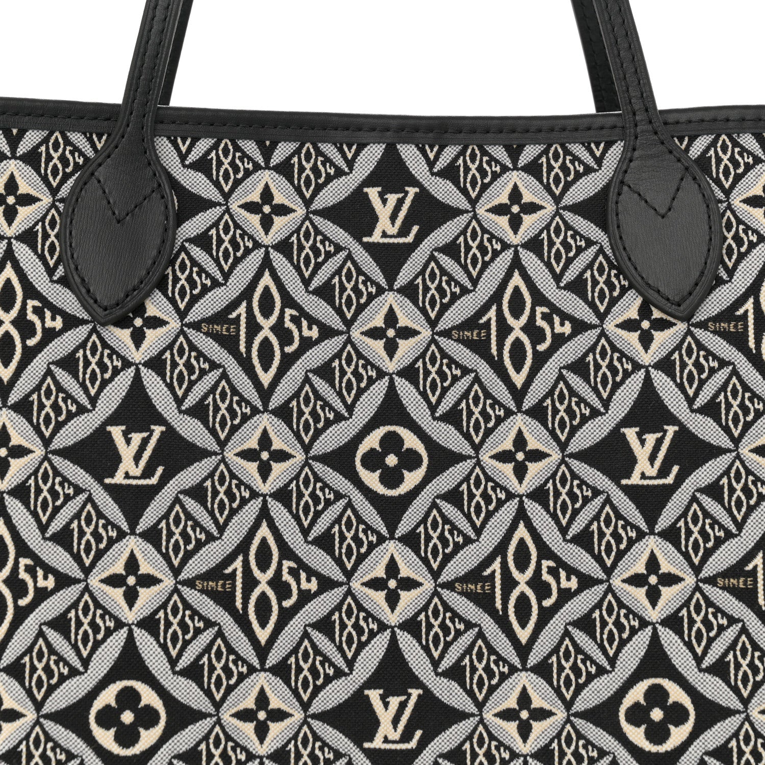 Louis Vuitton Jacquard Since 1854 Neverfull MM Grey 8 of 10