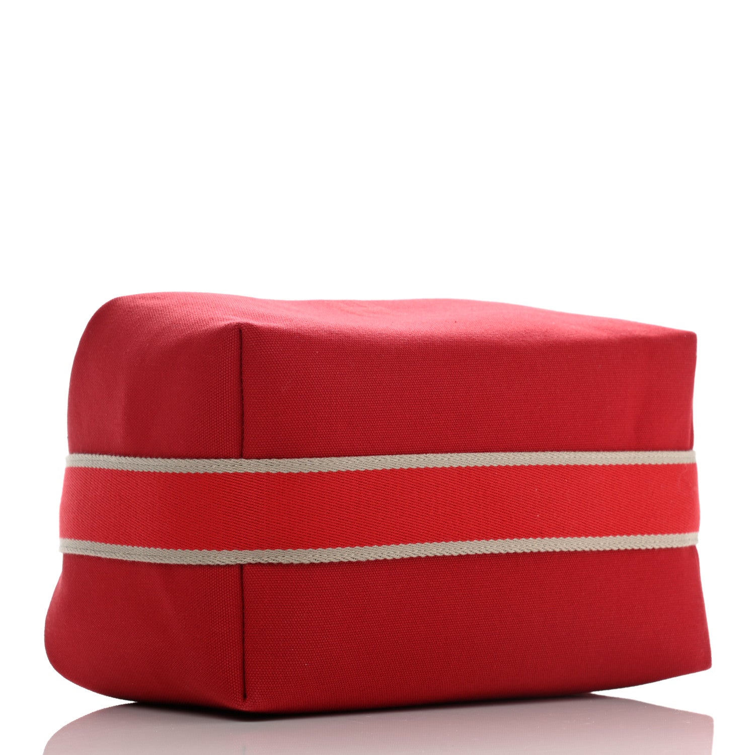 Hermes Canvas Large Bride-A-Brac Pouch Rouge 4 of 13