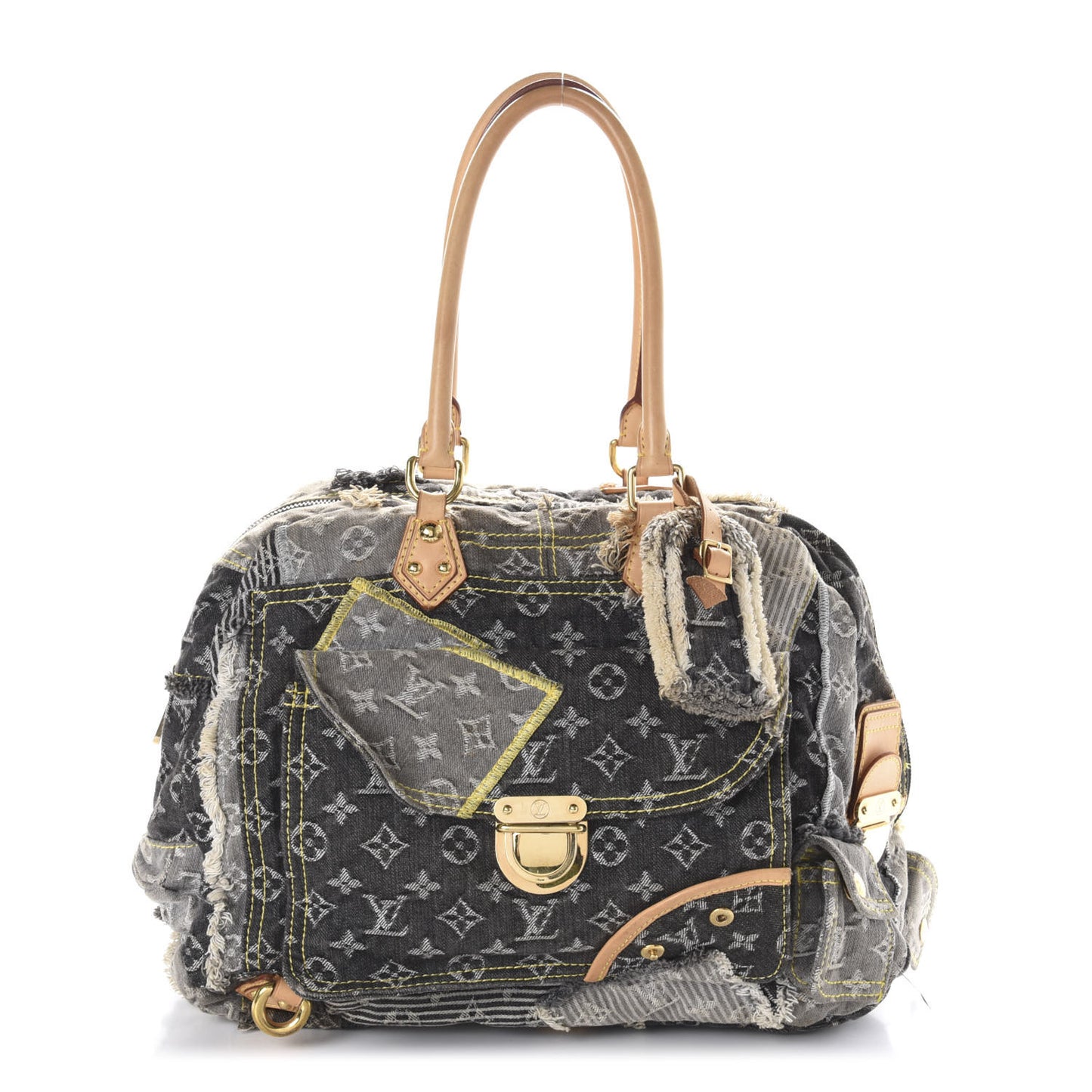 Denim Patchwork Bowly Black