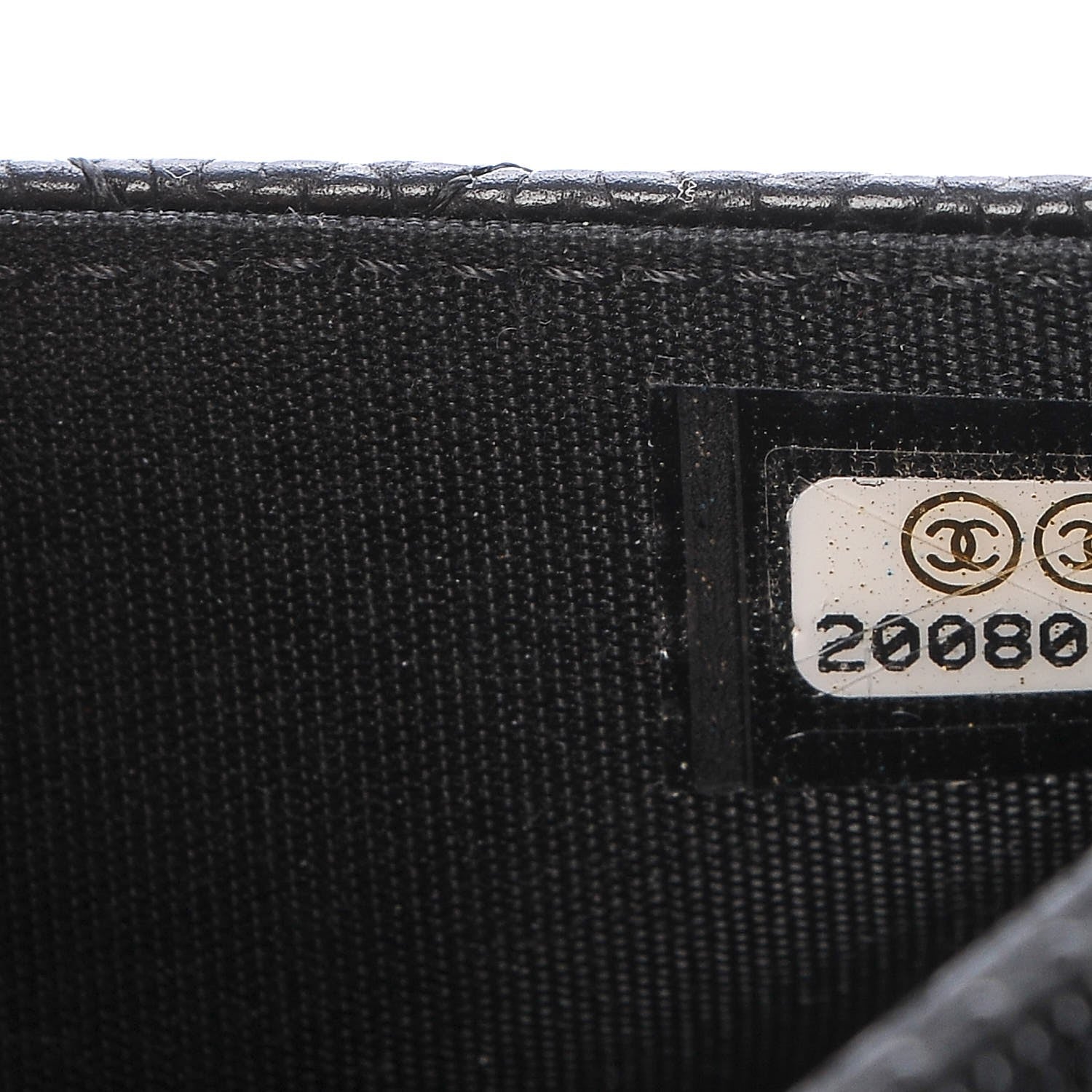 Chanel Caviar Quilted Boy Wallet On Chain WOC Black 8 of 11