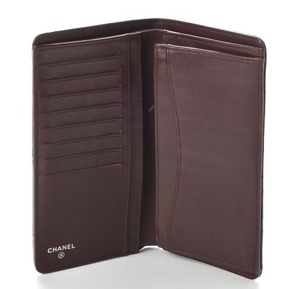 Chanel Lambskin Quilted Yen Wallet Black 5 of 8