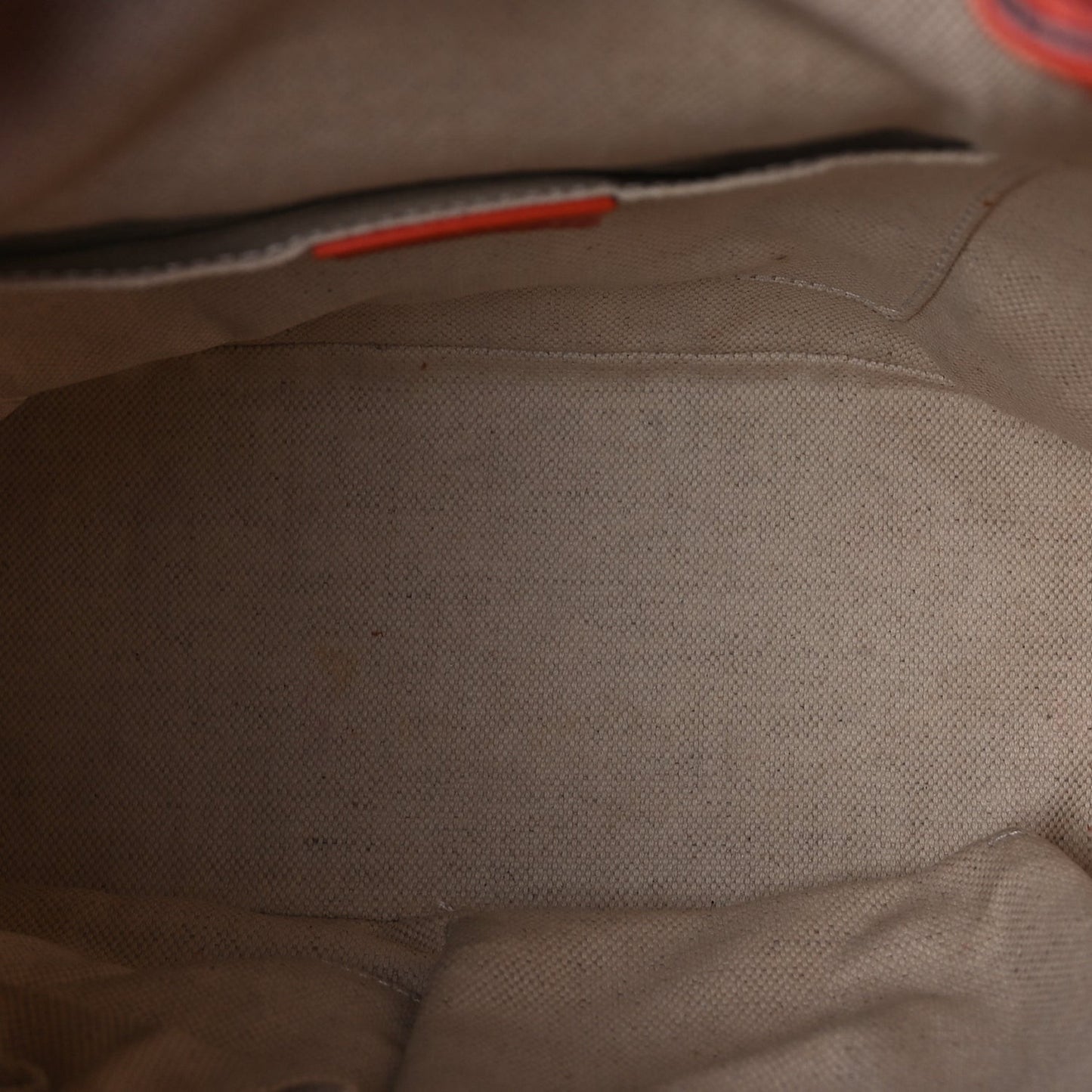 Calfskin Small Bamboo Backpack Orange