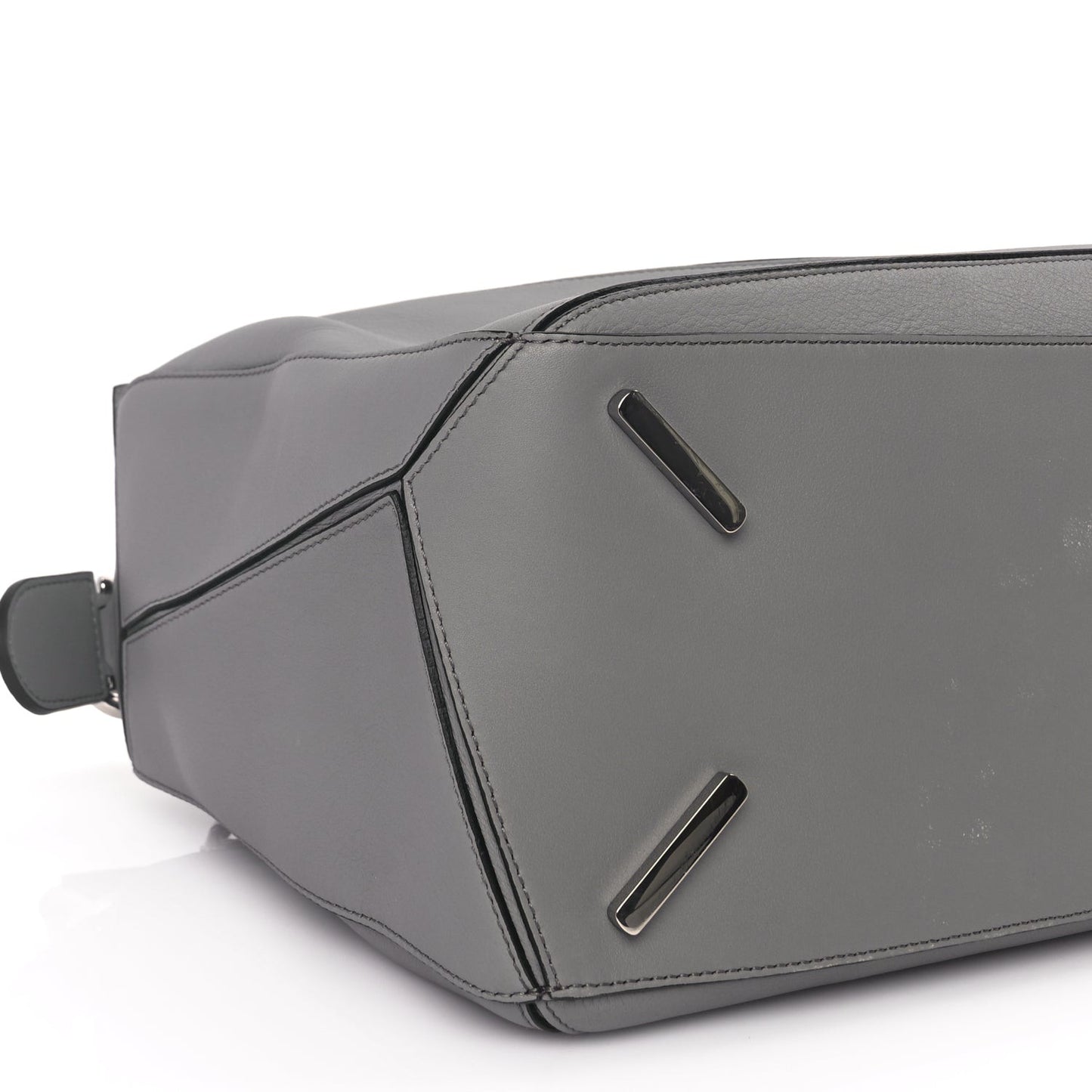 Calfskin Large Puzzle Bag Grey