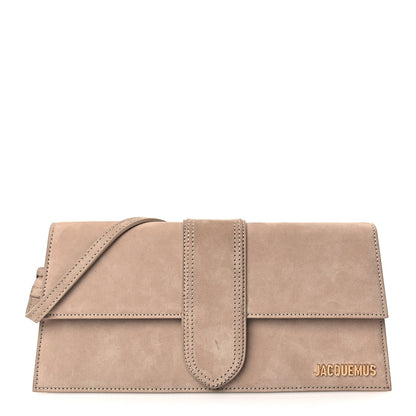 Jacquemus Suede Le Bambino Long Dark Beige 1 of 8