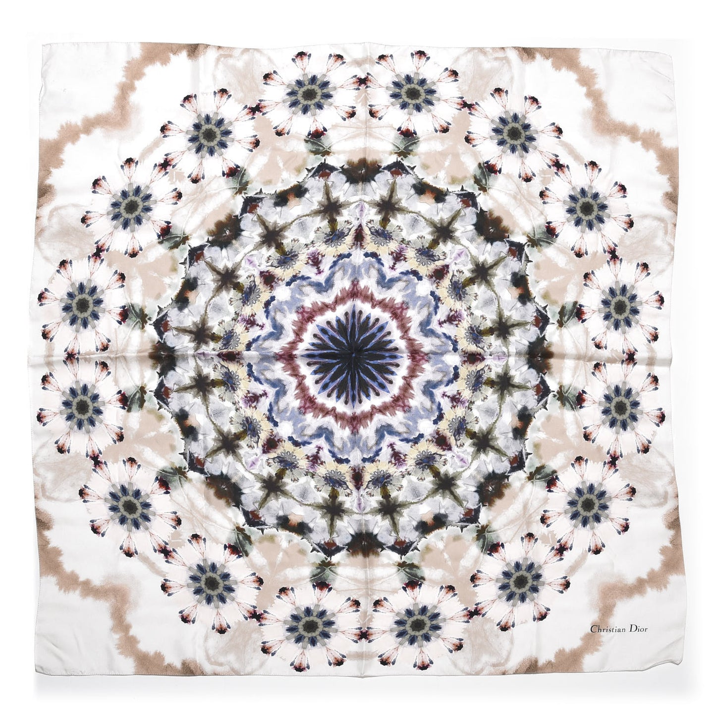 Silk KaleiDiorscope Scarf 90 Multicolor