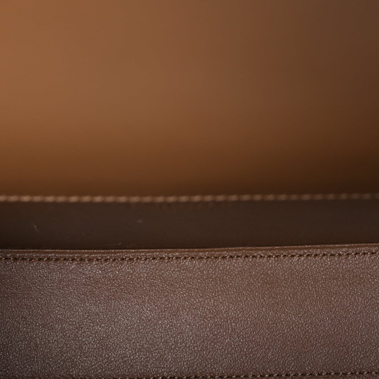 Box Calfskin Mini Voltaire Shoulder Bag  Dark Cork